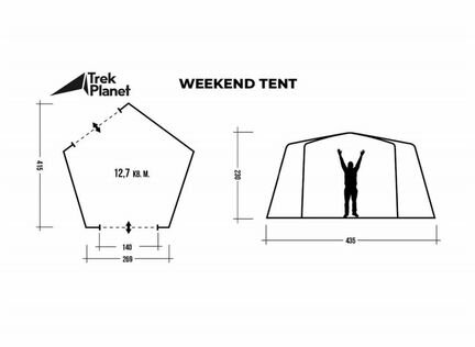 Шатер Trek planet Weekend tent