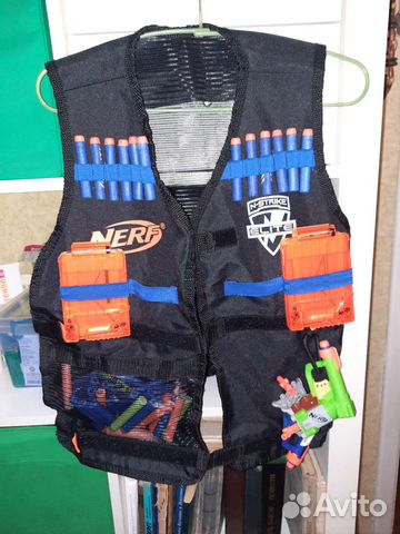 Жилет nerf elite с полным компелктом для игры