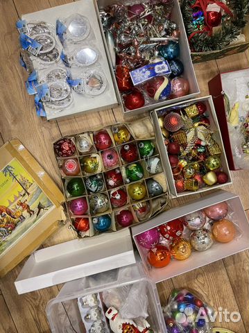 Новогодние елочные игрушки СССР