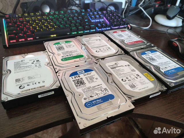 Жесткий диск HDD для пк и видеонаблюдения 1 TB