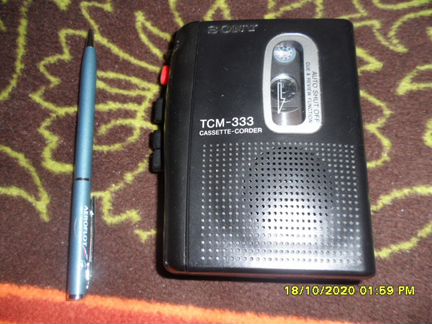 Кассетный диктофон Sony TCM-333
