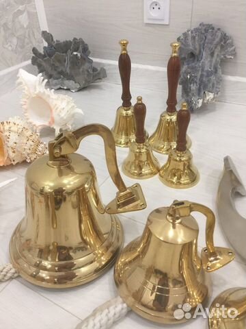 Рынды Колокольчик в школу Якоря Штурвалы