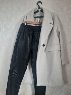 Пальто и штаны кожаные