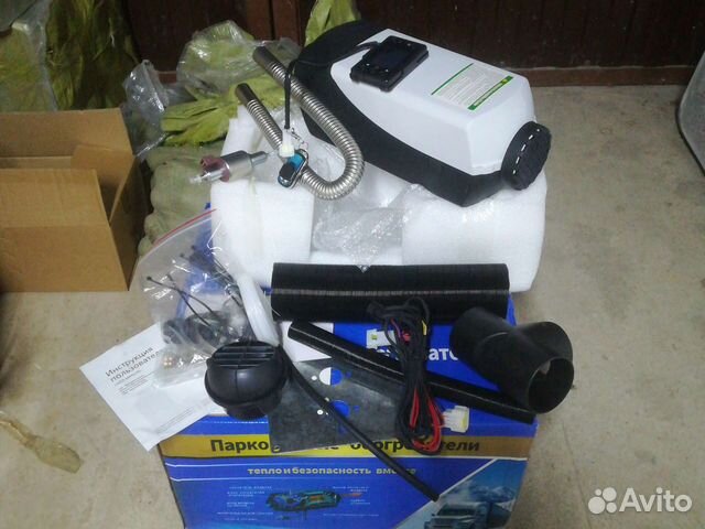 Автономный дизельный отопитель сухой фен 12в