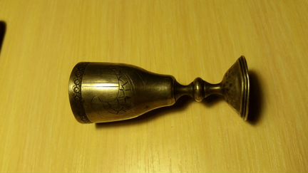 Антиквариат царская стопка серебро