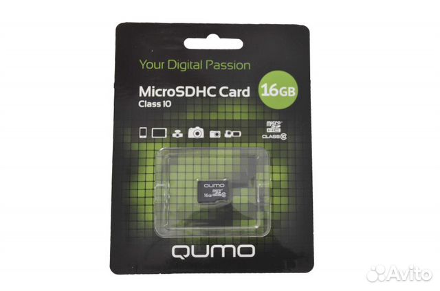 21616 Карта памяти Qumo microsdhc 16Gb Class10