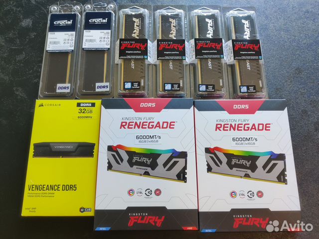 Оперативная память DDR5 2x16Gb Kingston Corsair Cl