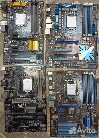 Материнские платы под ремонт 1155 1150 1151 AM3