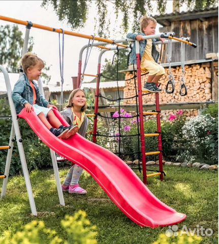 Детская площадка спортивный комплекс качели