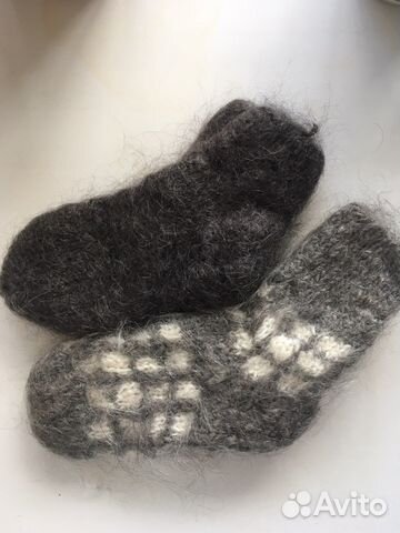 Пуховые детские носки