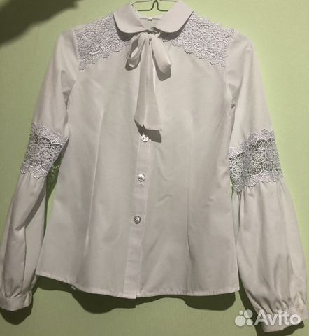 Блузка белая для девочек