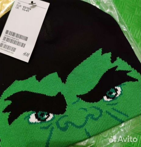 Шапочка демисезонная для мальчика h&m 1,5-4 года