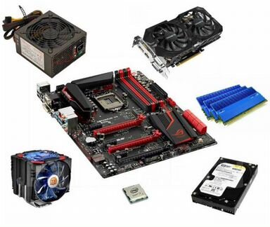 Запчасти и видеокарта для старого компьютера PCI