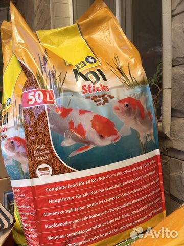 Корма для прудовых рыб