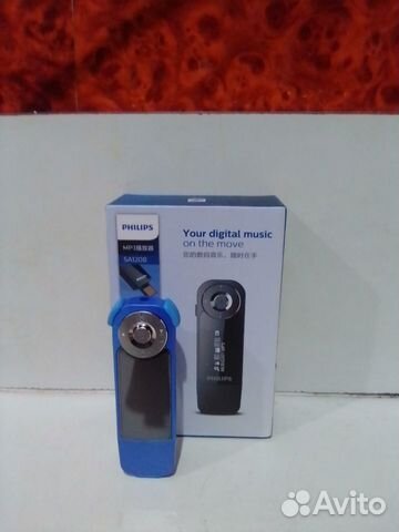 Philips SA1208 мини-MP3-плеер с зажимом 8 гб