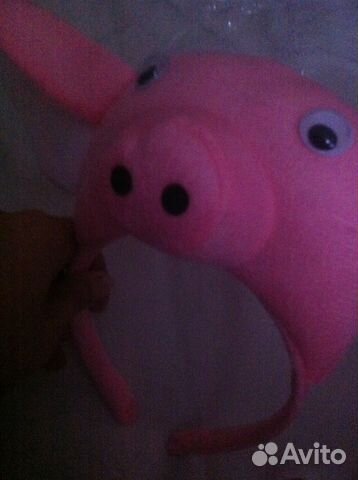 Свинка - ободок