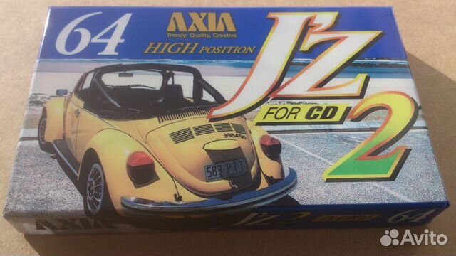 Аудиокассета axia (fuji) J'Z2-64 Japan market