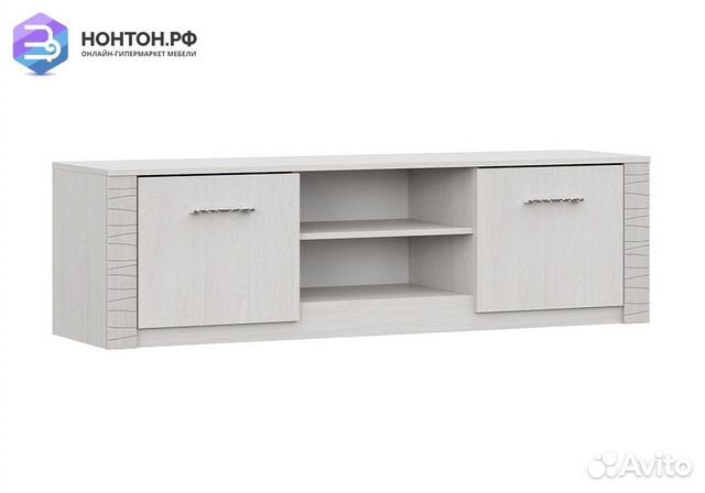 Тумба под тв 1.6 м Вирджиния ясень анкор светлый