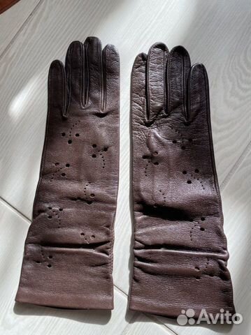 Перчатки кожаные