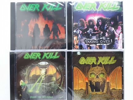 CD диски Overkill, Testament, Exodus, Annihilator