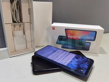 Смартфон Xiaomi Redmi Note 9 4/128 Полный Комплект
