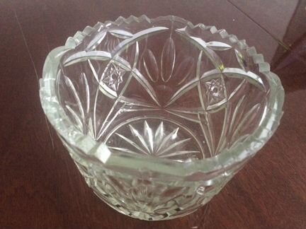 Хрустальная салатница СССР