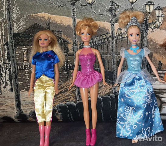 Барби+Челси+Энчантималс пакетом