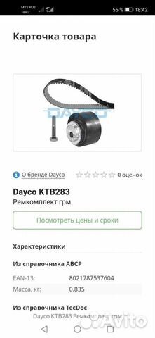 Ремень грм Форд Транзит 2,5