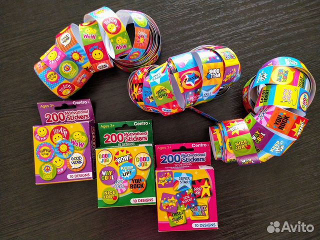 Стикеры мотивационные блокноты разные