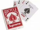 Карты Supreme x Bicycle Mini Playing Card