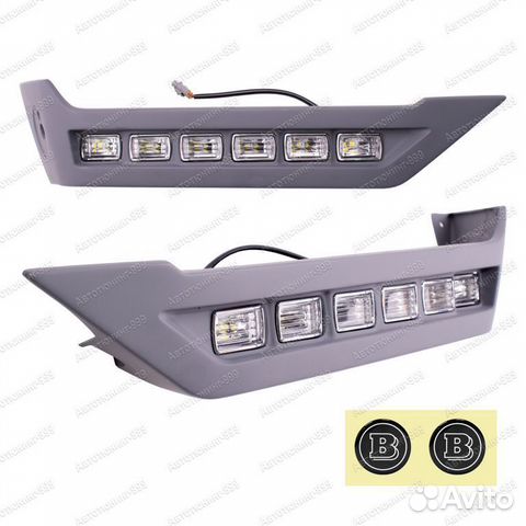 Юбка brabus 2017 уголки Mercedes G-klass (W 463)