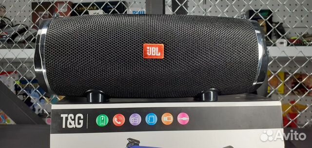 Мощная блютуз колонка JBL T&G 30ват 24см