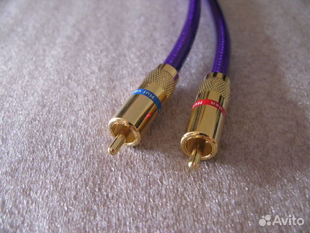 Кабель RCA VAN DEN hull MC silver IT 65G 50см