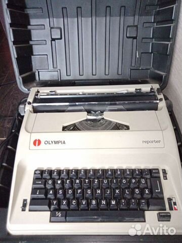 Печатная пишущая машинка olimpia