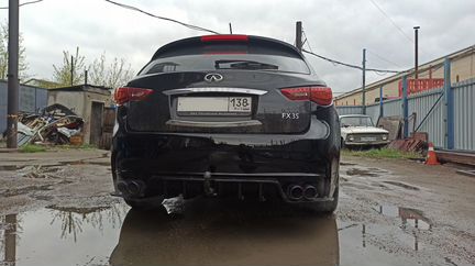 Задний бампер JRS Infiniti FX S51