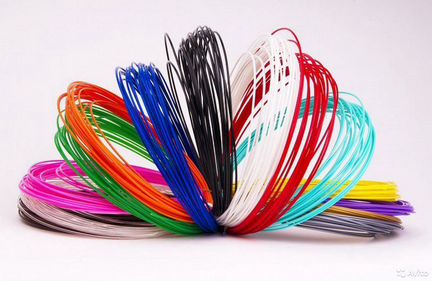 Пластик для 3д ручки много разных цветов