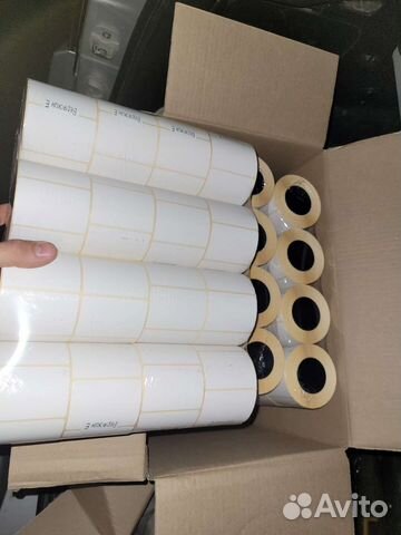 Самоклеющаяся термо этикетки для принтера 58х40