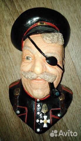 Барельеф Декоративная скульптура Казак