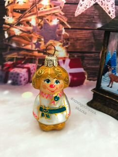 Елочные игрушки (стеклянные,ручная работа, новые)