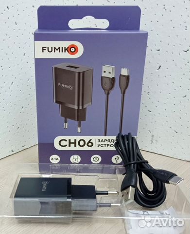 Зарядные устройства fumico CH06 2.1A 1USB с кабеле