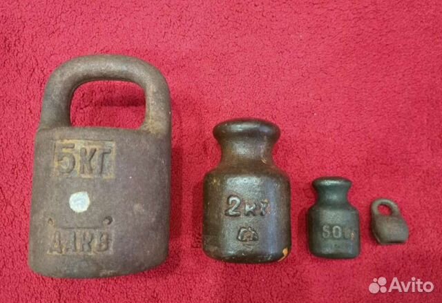 Гири для весов СССР и царская