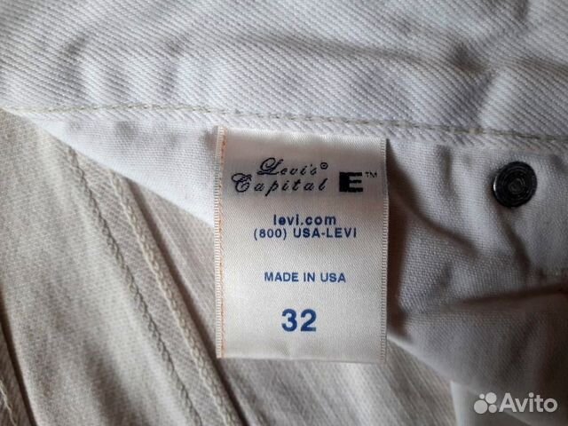 Джинсы 501 Levis Capital E. W32. Made in USA