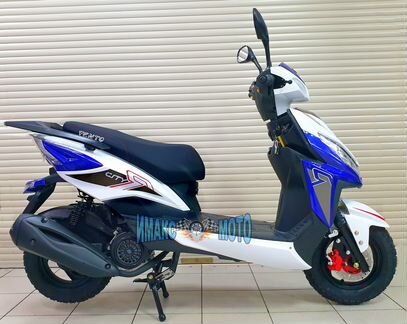 Скутер Vento City 150 см3 (49 см3) синий с белым