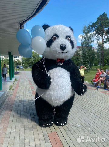 Поздравление от большой панды