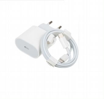 Зарядное 18W для iPhone 12 USB-C + кабель