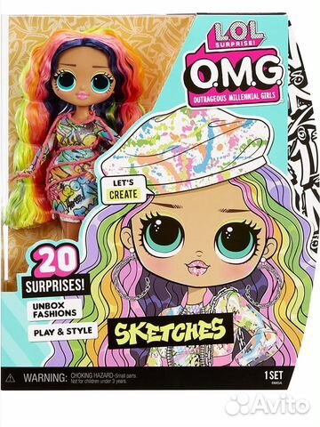 Кукла LOL Surprise OMG Sketches, художница