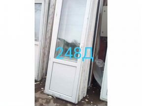 Дверь бу пластиковая, 2260(в) х 760(ш) № 248Д