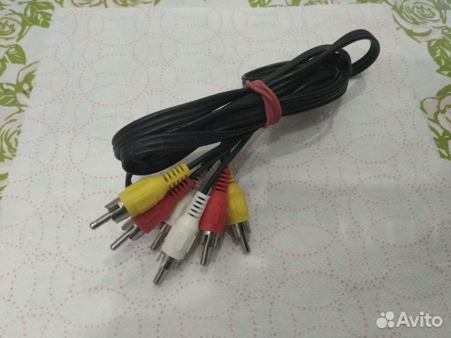 Кабель 3RCA (тюльпан) - 3RCA (тюльпан)