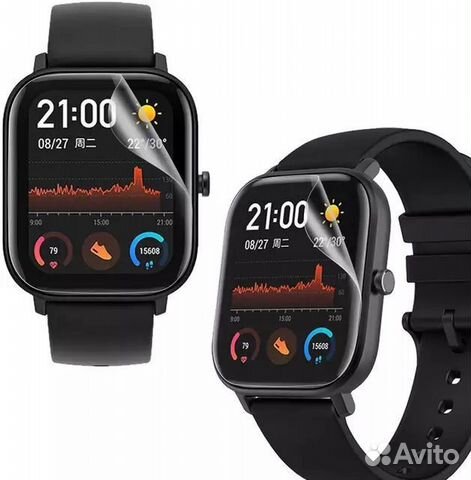 Гидрогелиевая пленка на часы Amazfit