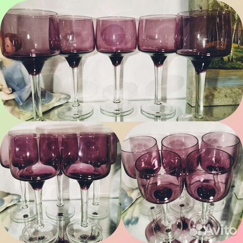 Графин хрустальный, фужеры Стрый